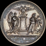 Медаль 1736 года "Победа над турками при Азове" 