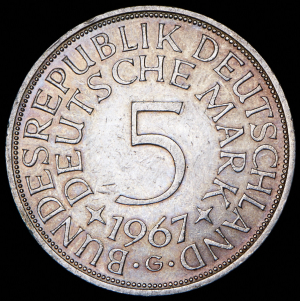5 марок 1967 (Германия)