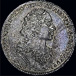 Рубль 1724 года.