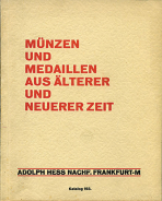 Аукционный каталог "Adolph Hess Nachf " 1931