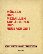 Аукционный каталог "Adolph Hess Nachf." 1931