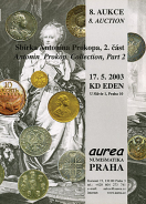 Аукционный каталог "Aurea Numismatika №8" 2003