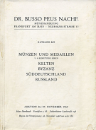 Аукционный каталог "Dr. Busso Peus Nachf." 1968