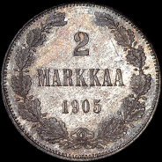 2 markkaa 1905 года, L.