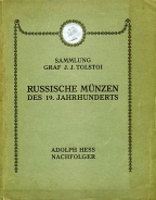 Adolph Hess Nachf., Frankfurt-M. 10 Marz 1913 in Frankfurt am Main. Sammlung Graf J.J.Tolstoi