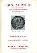 Hans M F  Schulman  New York 18-20 November 1965 in New York