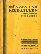 Аукционный каталог "Henry Seligman" 1931