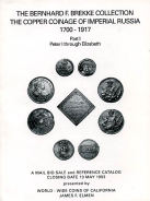 Аукционные каталоги "World-Wide Coins of California: The Bernhard F.Brekke Collection" 