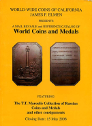 Аукционный каталог "World-Wide Coins of California" 2008