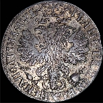 Полтина 1705 года, без обозначения монетного двора.