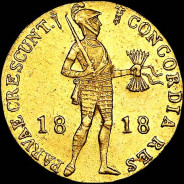 Дукат 1818 года.