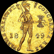 Дукат 1849 года.