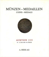 A. Hess AG, Zurich Auktion 259, May 10-12, 1990 in Zurich.