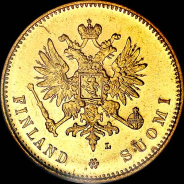 20 markkaa 1910 года, L.