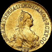 5 рублей 1774 года, СПБ-ТI.