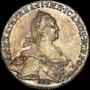 Рубль 1775 года, СПБ-ТI-ФЛ.