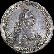 Рубль 1762 года, ММД-TI-ДМ.