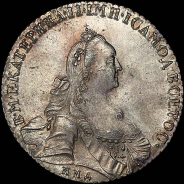 Рубль 1768 года, ММД-ЕI.