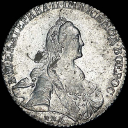 Рубль 1768 года, ММД-ЕI.
