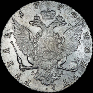 Рубль 1770 года, СПБ-ТI-СА.