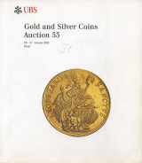 UBS, Basel. Auction 53, January 29-31, 2002 in Basel. Gold and Silver Coins.