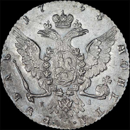 Рубль 1768 года, ММД-EI.
