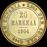 20 markkaa 1904 года, L.