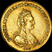 5 рублей 1782 года, СПБ