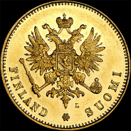 20 markkaa 1891 года, L.