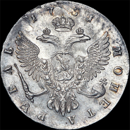 Рубль 1751 года, ММД