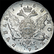 Рубль 1758 года, СПБ-TI-ЯI