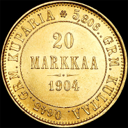 20 markkaa 1904 года, L