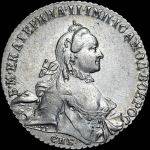 Рубль 1764 года, СПБ-TI-ЯI.