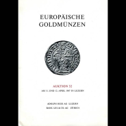 Adolph Hess, Luzern.
Bank Leu, Zurich.
Auction 32, 11-12 April 1967 in Luzern.
Europaische Goldmunzen.