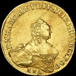 10 рублей 1758 года, ММД-BS