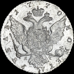 Рубль 1770 года  СПБ-ТI-ЯЧ