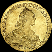 10 рублей 1774 года, СПБ-TI