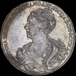 Рубль 1726 года, без букв