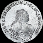 Рубль 1751 года, М·М·Д