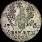 1/6 талера 1761 года