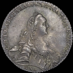 Рубль 1768 года, ММД-ЕI