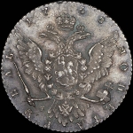 Рубль 1768 года, ММД-ЕI