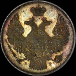 15 копеек - 1 злотый 1834 года, НГ