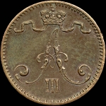 1 пенни 1882 года