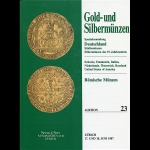 Spink&Son Numismatics, Zurich. Auction 23, June 17-18, 1987 in Zurich