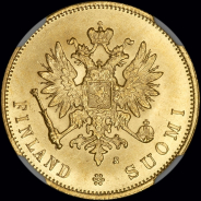 10 марок 1882 года, S