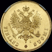 20 марок 1891 года, L