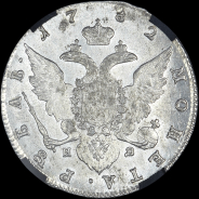 Рубль 1782 года, СПБ-ИЗ