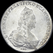 Рубль 1786 года, СПБ-ТI-ЯА