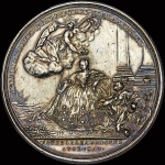Медаль 1741 года "В память коронации Елизаветы Петровны"